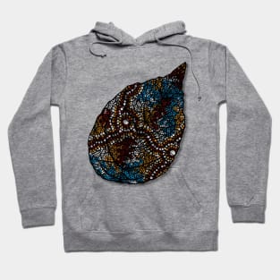 Aboriginal Art - Leaf Hoodie